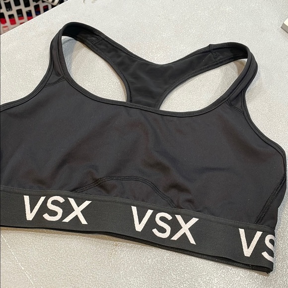 VSX Black Sports Bra - Picture 1 of 3